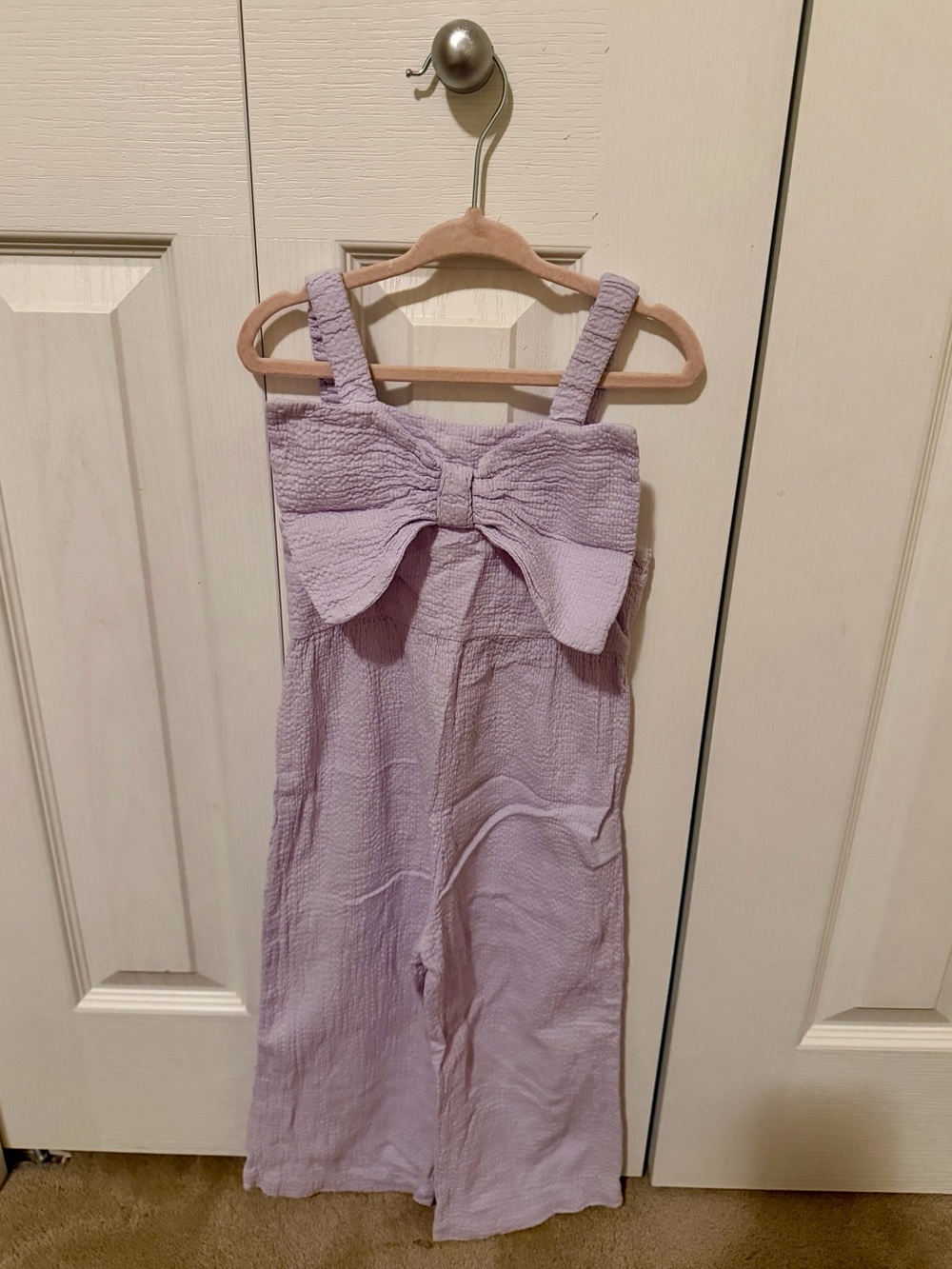 Zara Lilac Bow-Front Romper